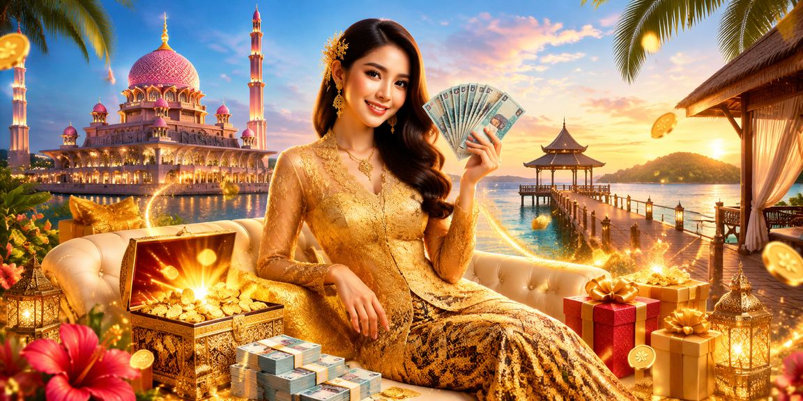 Pemain wanita berbaju kebaya membuat pertaruhan sukan di Putrajaya menggunakan telefon pintar